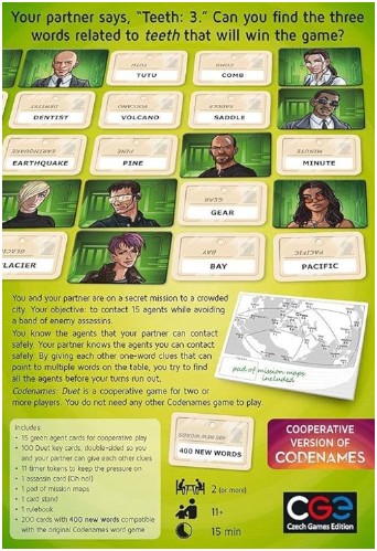 Codenames Duet- Best Cooperative Word Games to Play with Your Crew