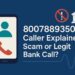 8007889350 Should You Answer This Toll-Free Call
