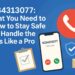 8334313077 What You Need to Know to Stay Safe