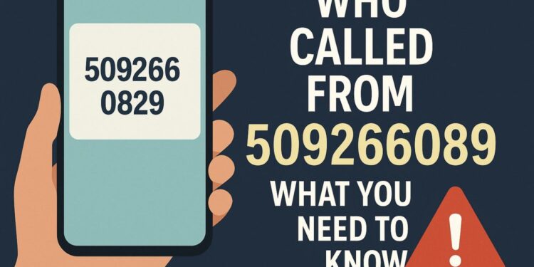 Who Called from 5092660829 What You Need to Know