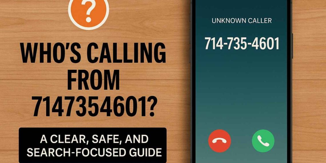 Who’s Calling From 7147354601 A Clear, Safe, and Search-Focused Guide